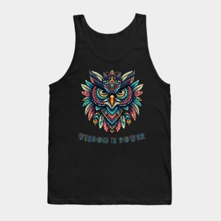 Tribal Owl - Mystic Guardian Tank Top